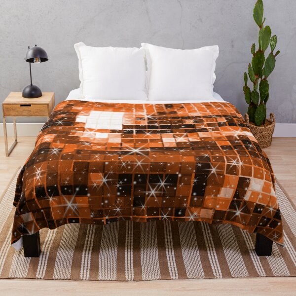 Item preview, Twinkle Orange Disco Ball Pattern  designed and sold by Deborah Camp.