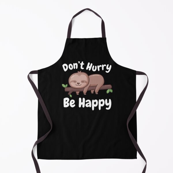 Item preview, Kawaii Sloth Don't Hurry Be Happy designed and sold by sunburstdesigns.
