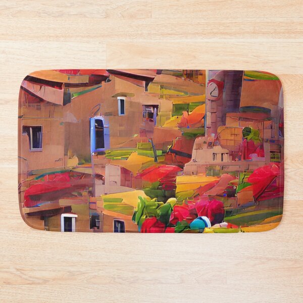 Item preview, Beautiful Village | Artificial Inteligence Generated Art designed and sold by AllAboutAI.