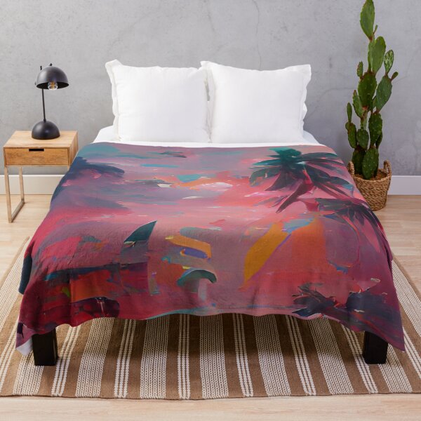 Item preview, Palm Beach Sunset | Artificial Inteligence Generated Art designed and sold by AllAboutAI.