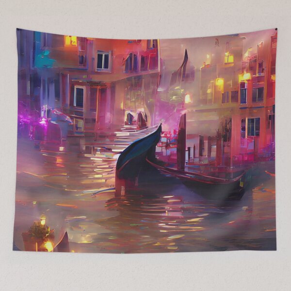 Item preview, Water City | Artificial Inteligence Generated Art designed and sold by AllAboutAI.
