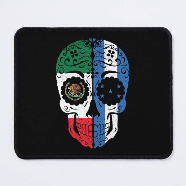 Item preview, Mexican Honduran Flag Sugar Skull designed and sold by snickrdoodle.