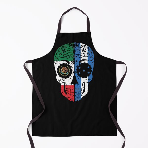 Artikelvorschau, Mexican Honduran Flag Sugar Skull entworfen und verkauft von snickrdoodle.