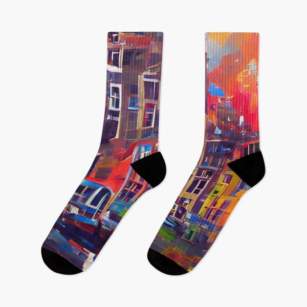 Item preview, Painted Sky City | Artificial Inteligence Generated Art designed and sold by AllAboutAI.