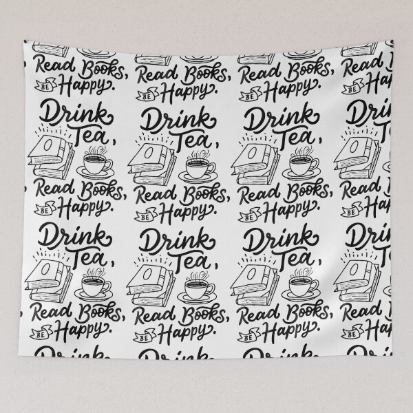 Item preview, Drink Tea and Read Books designed and sold by SakuraLemonDS.