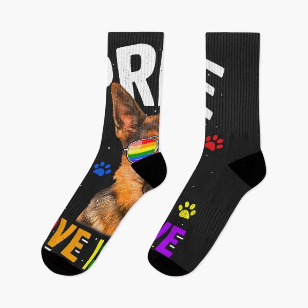 Item preview, German Shepherd Gay Pride LGBT Rainbow Flag Dog Lover Tank Top designed and sold by Corelli87.