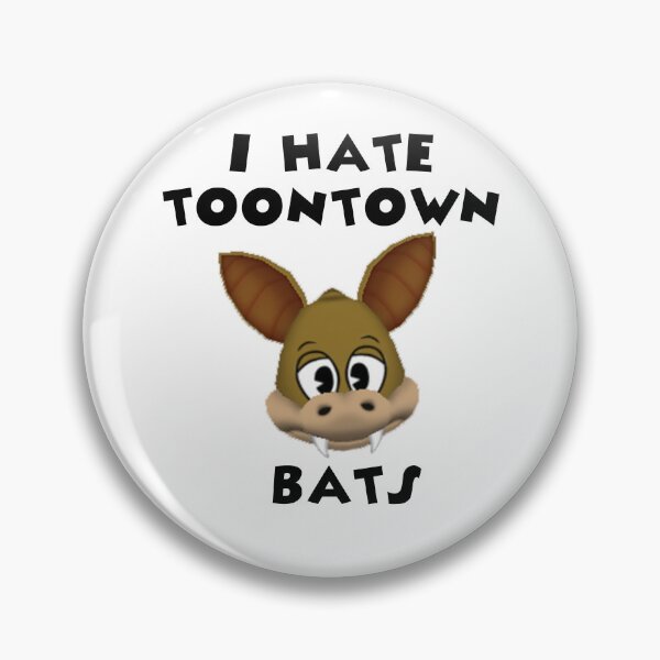 Item preview, I Hate Toontown Bats designed and sold by TooningAround.