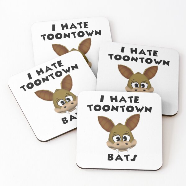 Item preview, I Hate Toontown Bats designed and sold by TooningAround.