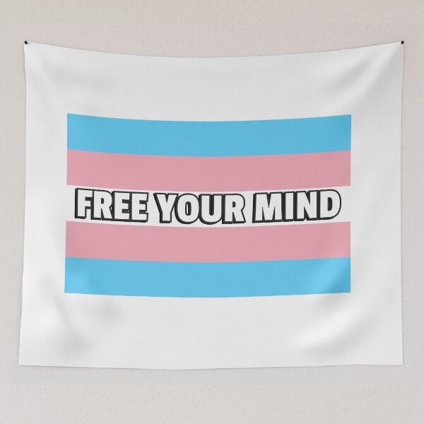 Item preview, Trans Pride FREE YOUR MIND designed and sold by Inspirationmotivation.