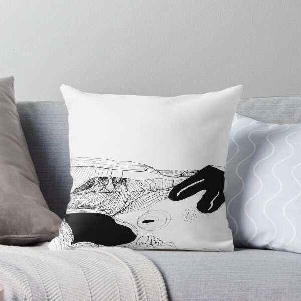 Item preview, líneas de montaña en blanco y negro designed and sold by Cissy-w.