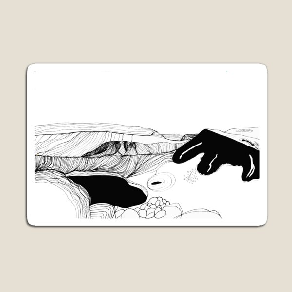 Item preview, mountain lines black and white designed and sold by Cissy-w.
