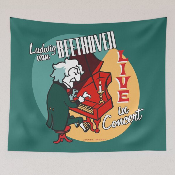 Item preview, Ludwig van Beethoven...Live on Stage...In Concert!! designed and sold by ANTIQUITees.