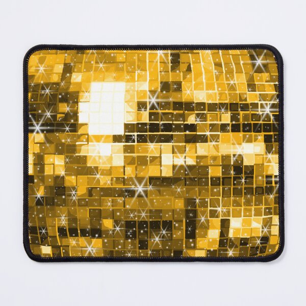 Item preview, Twinkle Yellow Gold Disco Ball Pattern  designed and sold by Deborah Camp.