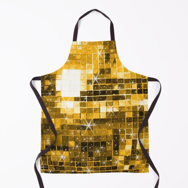Item preview, Twinkle Yellow Gold Disco Ball Pattern designed and sold by Deborah Camp.