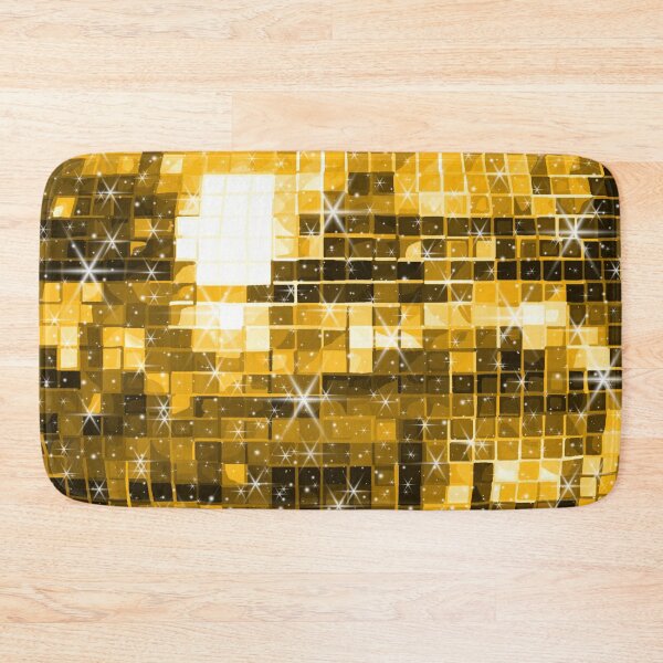 Item preview, Twinkle Yellow Gold Disco Ball Pattern  designed and sold by Deborah Camp.