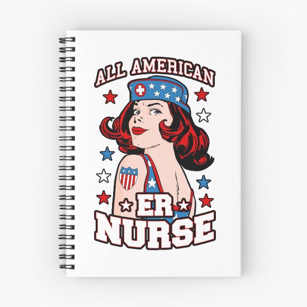 Item preview, All American ER Nurse 4th of July Patriotic USA Flag Nursing designed and sold by GrandeDuc.