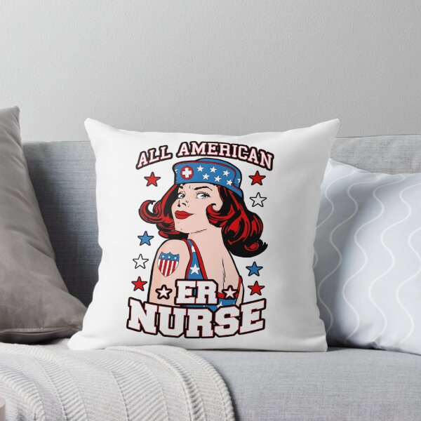 Item preview, All American ER Nurse 4th of July Patriotic USA Flag Nursing designed and sold by GrandeDuc.