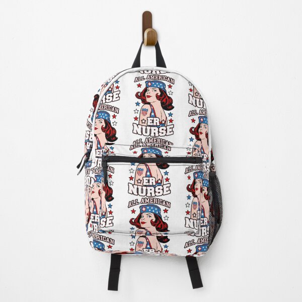 Item preview, All American ER Nurse 4th of July Patriotic USA Flag Nursing designed and sold by GrandeDuc.