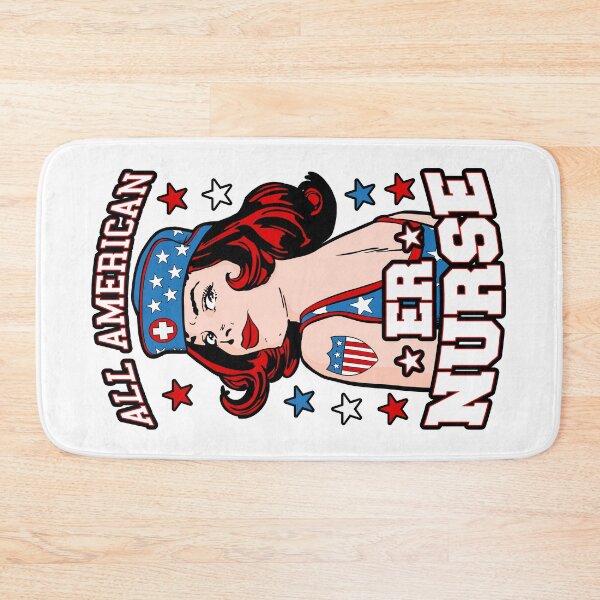 Item preview, All American ER Nurse 4th of July Patriotic USA Flag Nursing designed and sold by GrandeDuc.