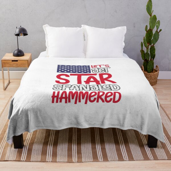 Item preview, Let's Get Star Spangled Hammered, Usa independance quotes, America, 4th of July, Summer, Usa Flag designed and sold by comeonyassine21.