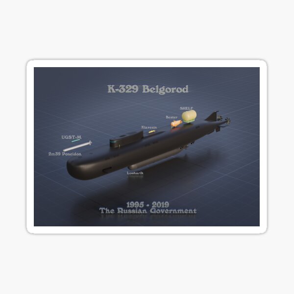 K-329 Belgorod Submarine Sticker