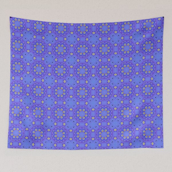 Item preview, Syringodea Longituba 1.3 -  Light Blue Azulejo Floral Pattern designed and sold by FRLF.