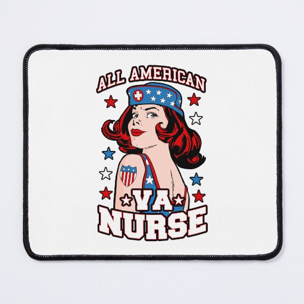 Item preview, All American VA Nurse 4th of July Patriotic USA Flag Nursing designed and sold by GrandeDuc.