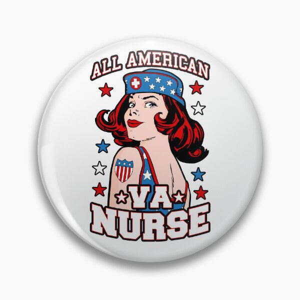 Item preview, All American VA Nurse 4th of July Patriotic USA Flag Nursing designed and sold by GrandeDuc.