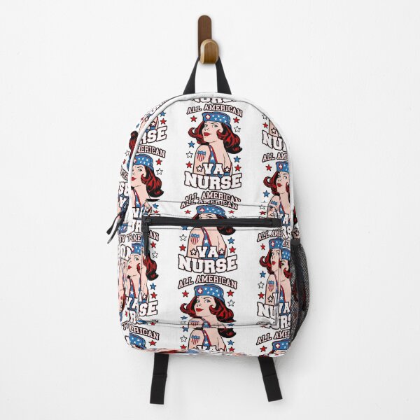 Item preview, All American VA Nurse 4th of July Patriotic USA Flag Nursing designed and sold by GrandeDuc.