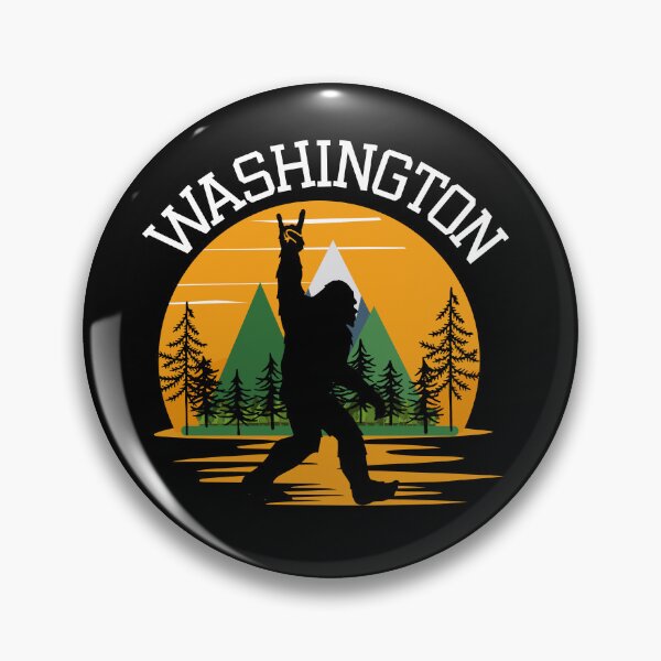 Item preview, Washington US State Bigfoot Sasquatch  designed and sold by weirdrelatives.