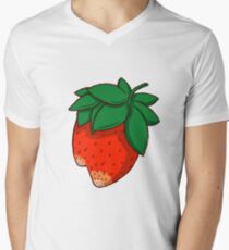 strawberry Men's V-Neck T-Shirt