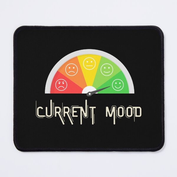 Item preview, Current Mood with Emoji Meter and Cool Vintage Font. designed and sold by GEM STYLE.