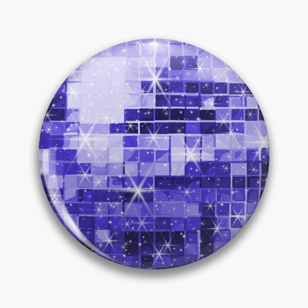 Item preview, Twinkle Indigo Disco Ball Pattern  designed and sold by Deborah Camp.