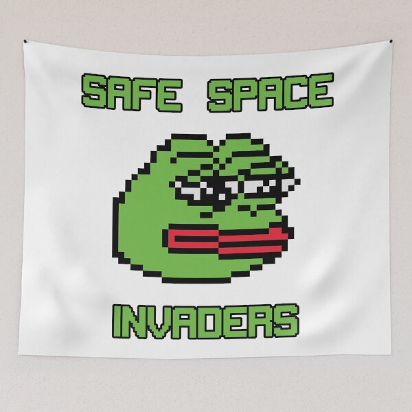 Item preview, Safe Space Invaders designed and sold by The-Wolf-of-RB.