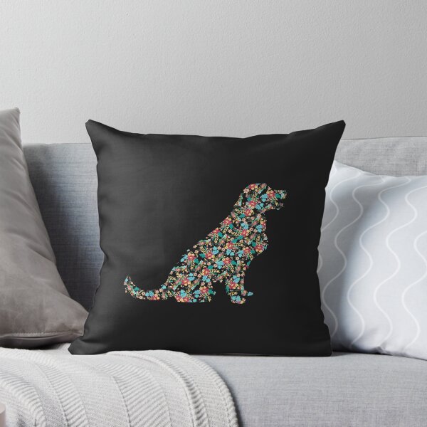Item preview, Golden Retriever Flower, Floral Frenchie Dog Silhouette designed and sold by Corelli87.