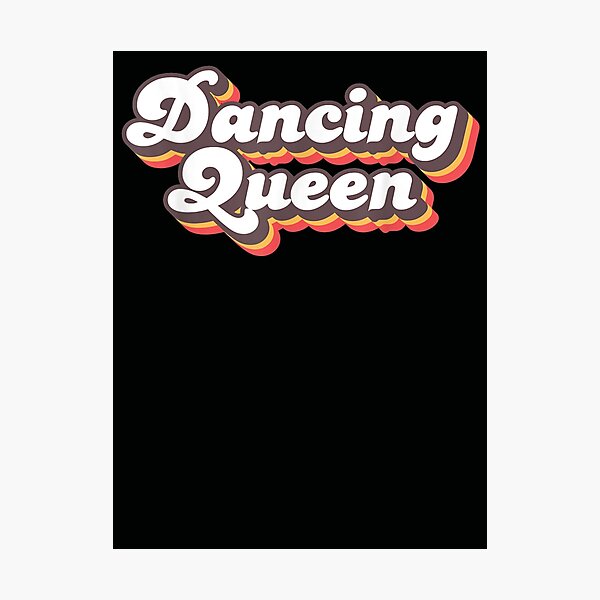 Dancing Queen, Vintage 1970s Retro Disco, Redbubble