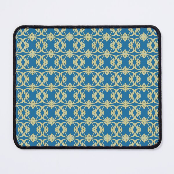 Item preview, Classic Victorian Decorative Mosaic Tiles Pattern Yellow Blue designed and sold by worldways.