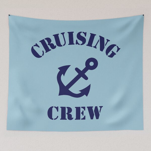 Item preview, Cruising Crew (Crew Complement / Anchor / Navy) designed and sold by MrFaulbaum.