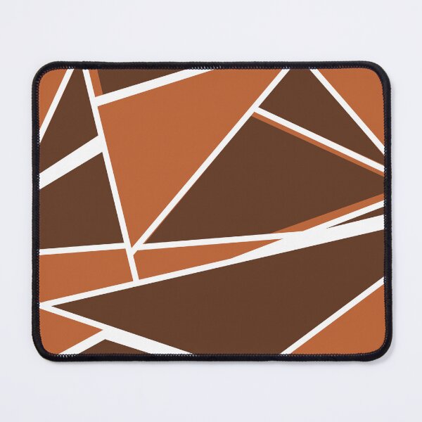 Item preview, Tan brown and white geometric pattern designed and sold by Diane Hunter Art.