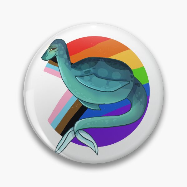 Item preview, Loch Ness Monster Pride Flags- Progress Flag designed and sold by fruitbat55.