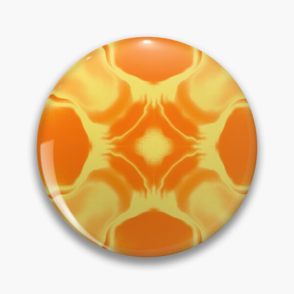 Item preview, Lemon and tangerine tie dye pattern  designed and sold by Diane Hunter Art.