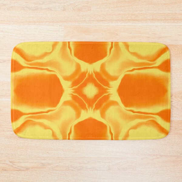 Item preview, Lemon and tangerine tie dye pattern  designed and sold by Diane Hunter Art.