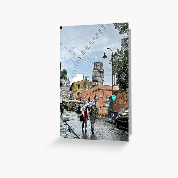 Pisa Greeting Card