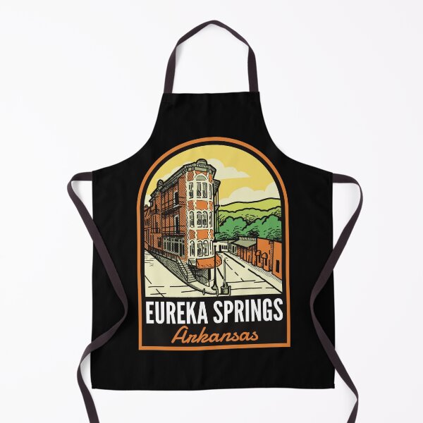 Aperçu de l'œuvre Eureka Springs Historic Downtown Arkansas Vintage créée et vendue par halpindesignco.