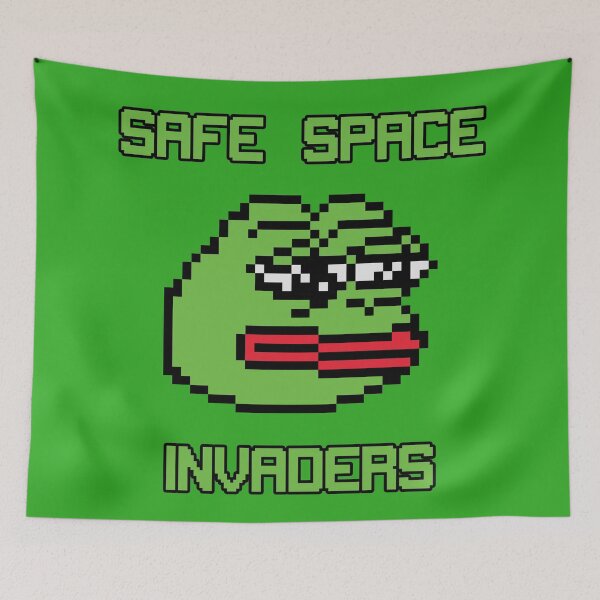 Item preview, Safe Space Invaders designed and sold by The-Wolf-of-RB.
