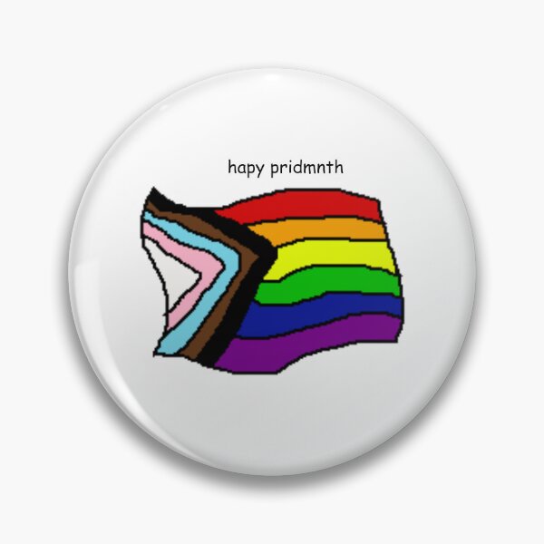 Item preview, hapy pridmnth (mspaint pride flag) designed and sold by CursedShirtCo.