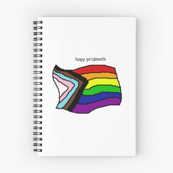 Item preview, hapy pridmnth (mspaint pride flag) designed and sold by CursedShirtCo.