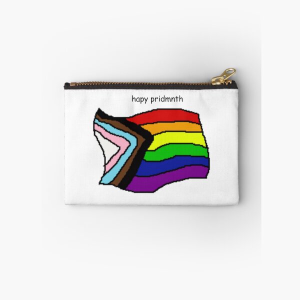 Item preview, hapy pridmnth (mspaint pride flag) designed and sold by CursedShirtCo.