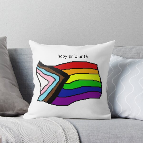 Item preview, hapy pridmnth (mspaint pride flag) designed and sold by CursedShirtCo.