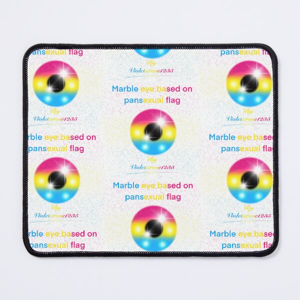 Item preview, Pansexual Marble Eye designed and sold by violetxrose1235.